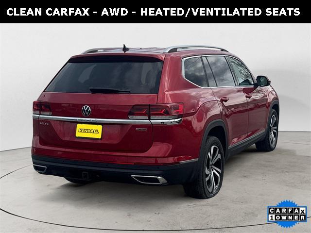 used 2021 Volkswagen Atlas car, priced at $36,988