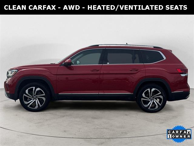 used 2021 Volkswagen Atlas car, priced at $36,988