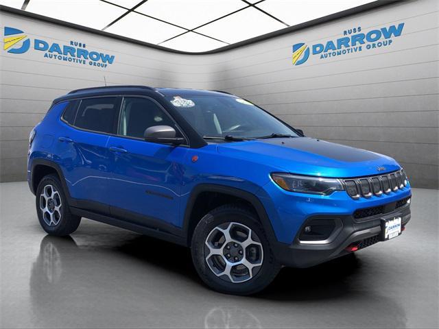 used 2022 Jeep Compass car, priced at $22,500
