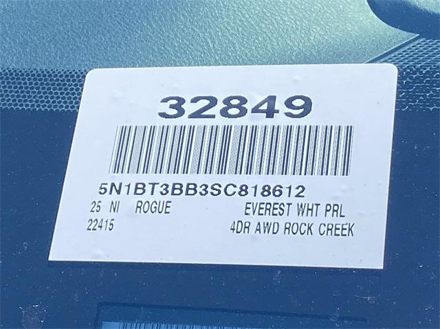 new 2025 Nissan Rogue car, priced at $37,955