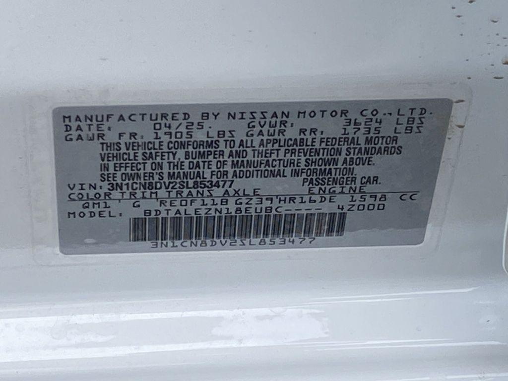 new 2025 Nissan Versa car, priced at $20,417