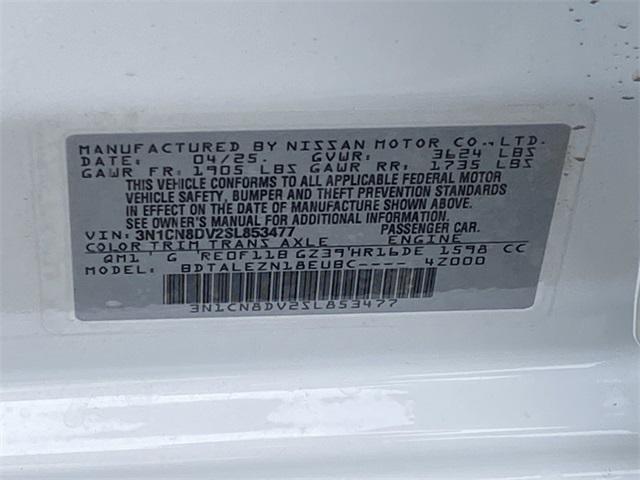 new 2025 Nissan Versa car, priced at $22,035