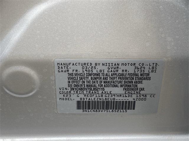 new 2025 Nissan Versa car, priced at $20,695