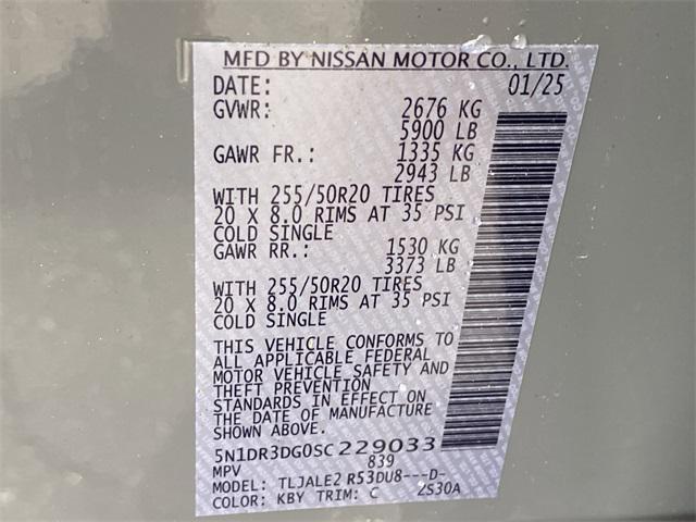 new 2025 Nissan Pathfinder car, priced at $53,080