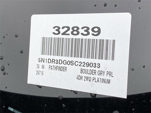 new 2025 Nissan Pathfinder car, priced at $53,080