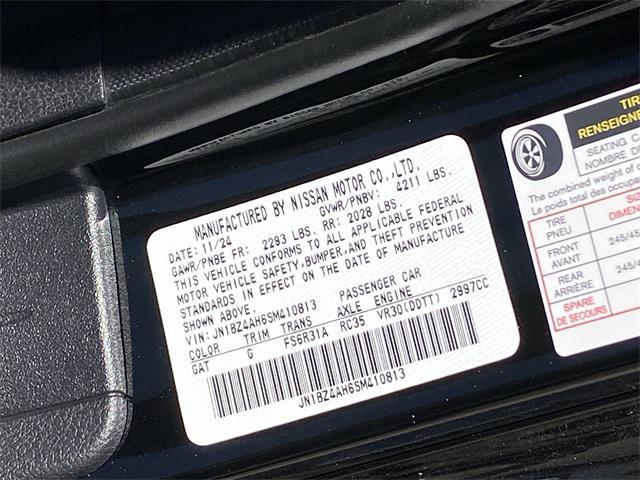 new 2025 Nissan Z car, priced at $44,505