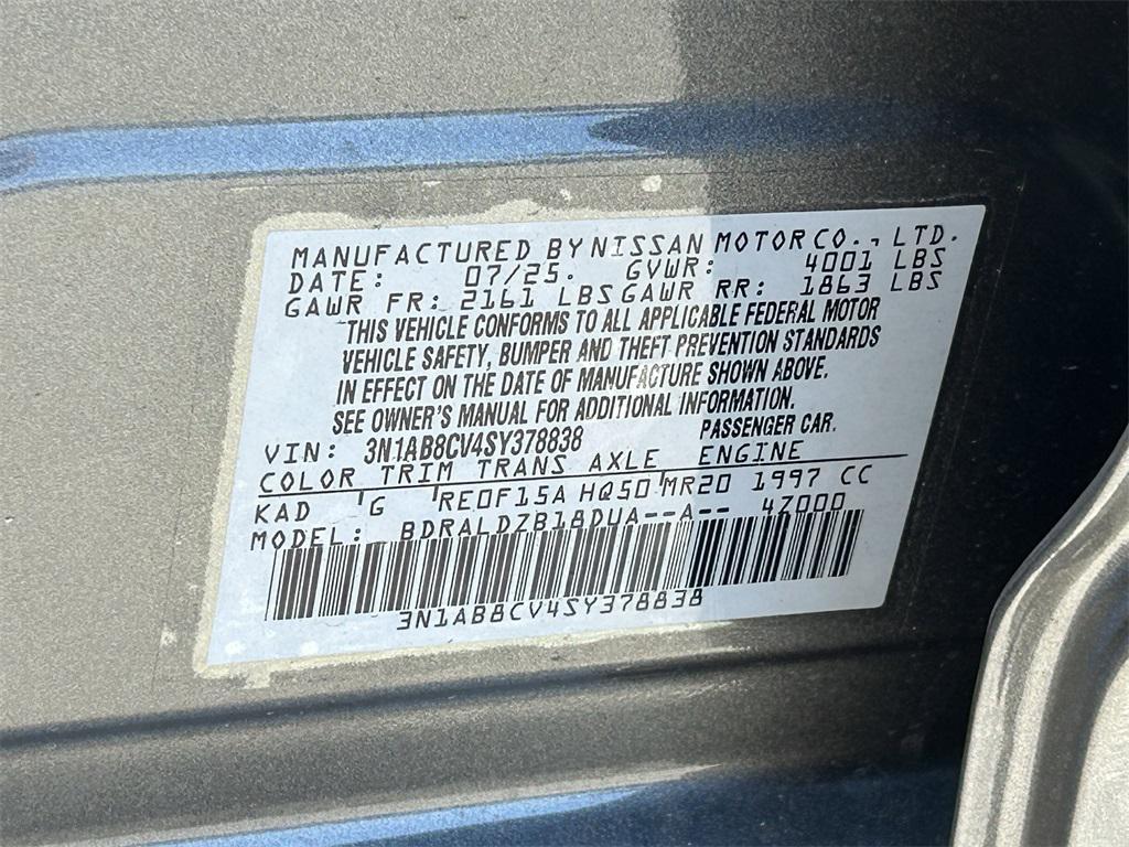 new 2025 Nissan Sentra car, priced at $24,125