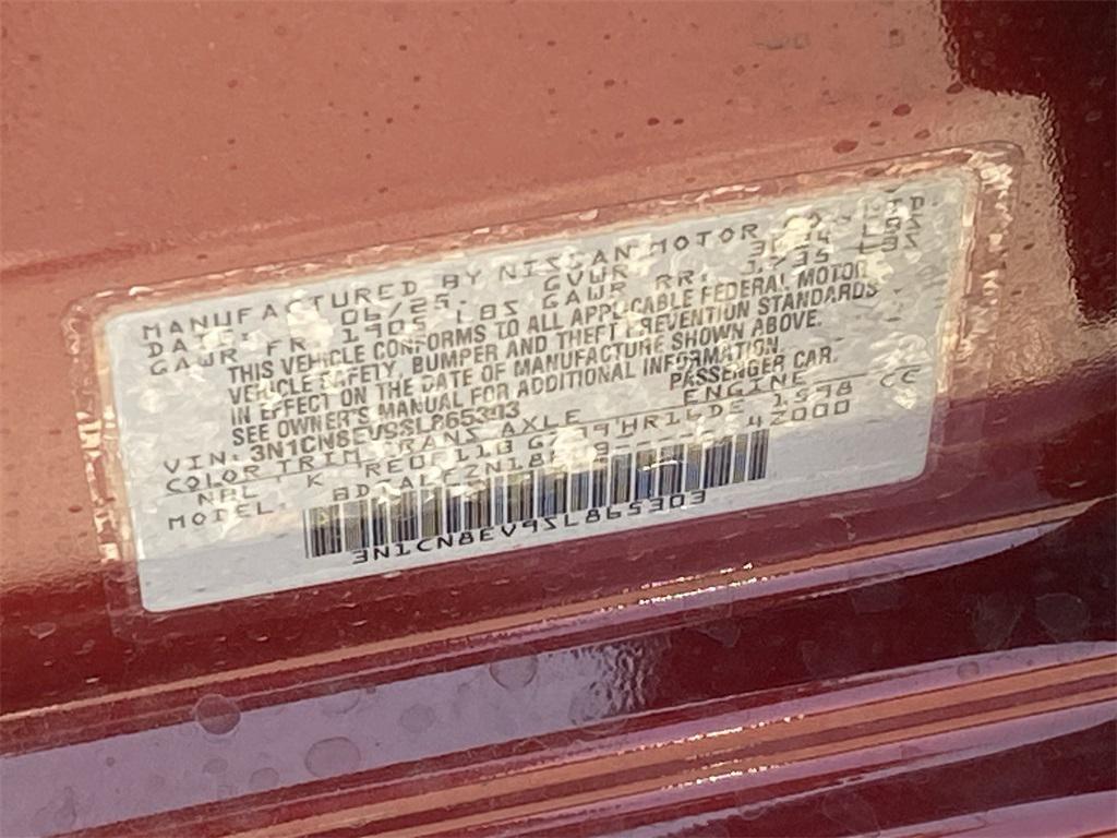 new 2025 Nissan Versa car, priced at $21,885