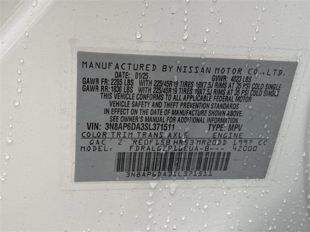 new 2025 Nissan Kicks car, priced at $28,520