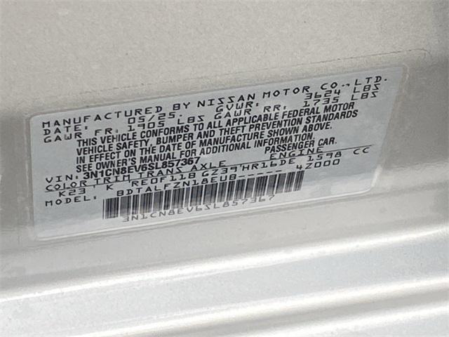 new 2025 Nissan Versa car, priced at $22,385