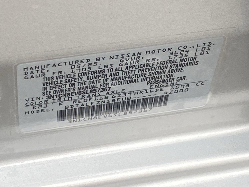 new 2025 Nissan Versa car, priced at $20,111