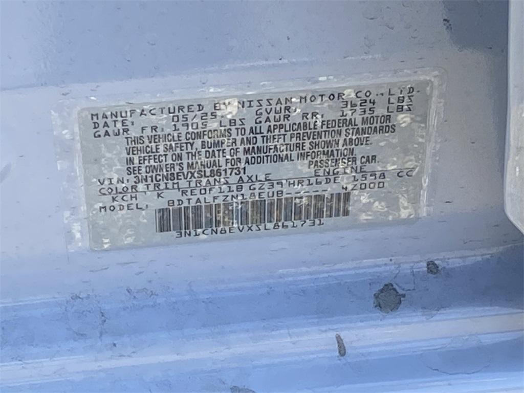 new 2025 Nissan Versa car, priced at $21,265