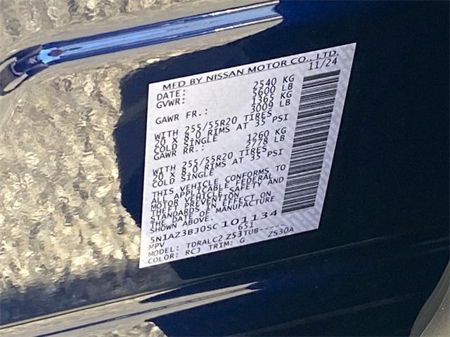 new 2025 Nissan Murano car, priced at $42,625