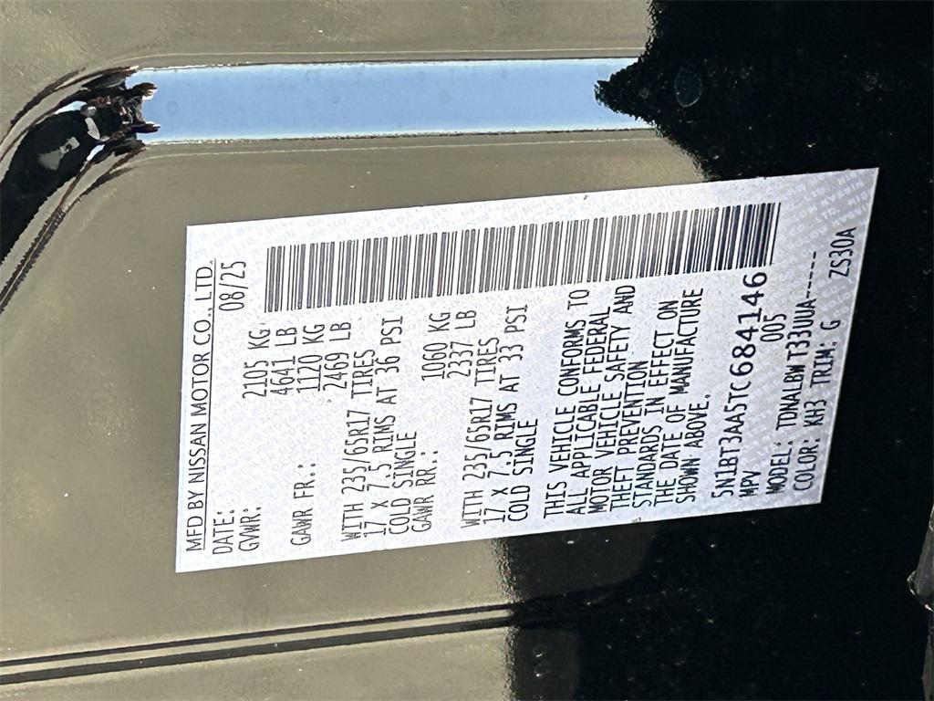 new 2026 Nissan Rogue car, priced at $25,761