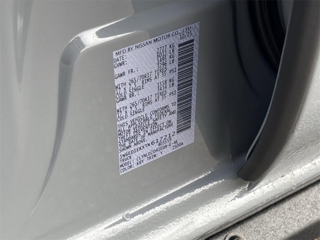 new 2026 Nissan Frontier car, priced at $48,460