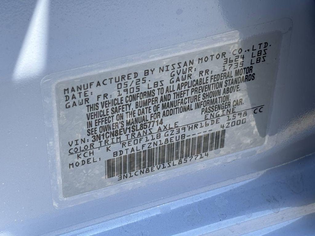 new 2025 Nissan Versa car, priced at $20,435