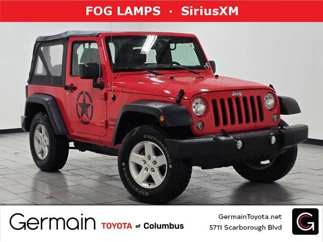 used 2016 Jeep Wrangler car, priced at $18,500