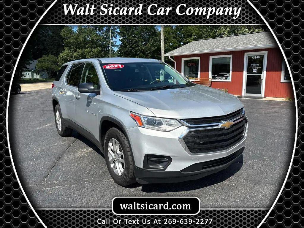 used 2021 Chevrolet Traverse car, priced at $20,810