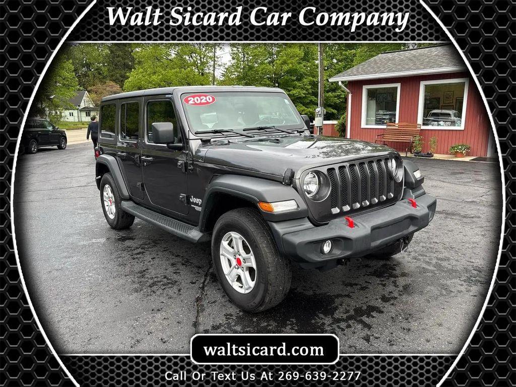 used 2020 Jeep Wrangler Unlimited car, priced at $29,899