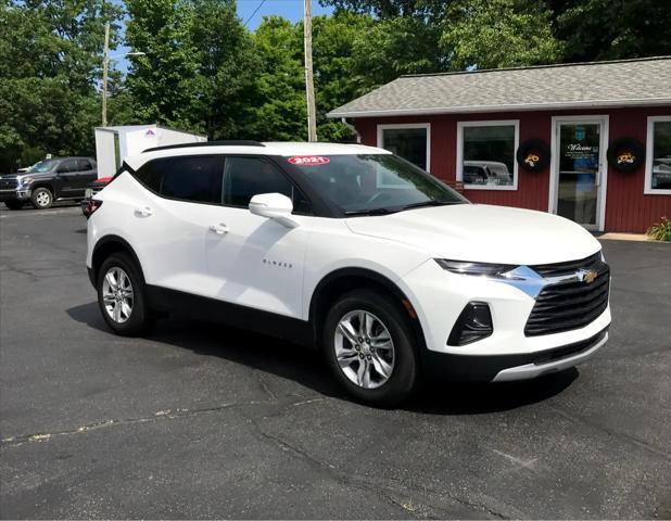 used 2021 Chevrolet Blazer car, priced at $27,594