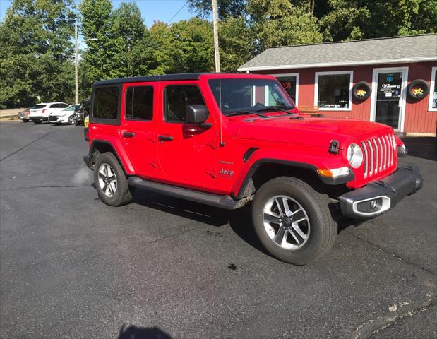 used 2020 Jeep Wrangler Unlimited car, priced at $26,594