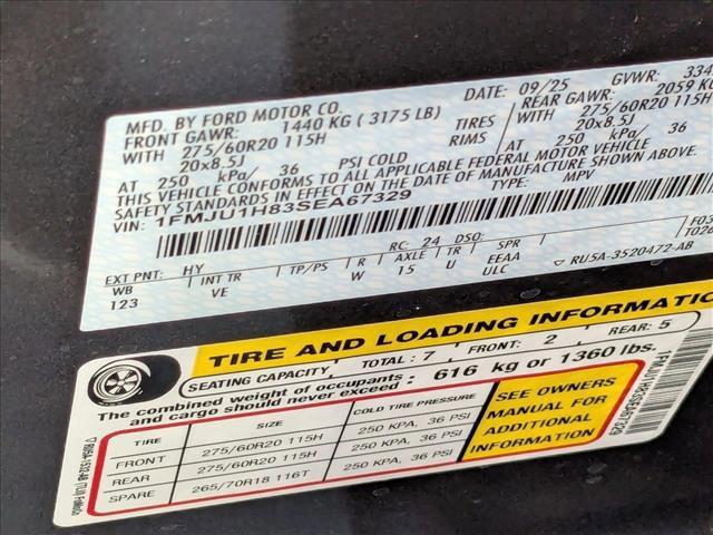 new 2025 Ford Expedition car, priced at $69,802