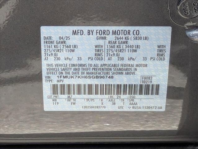 new 2025 Ford Explorer car, priced at $42,762