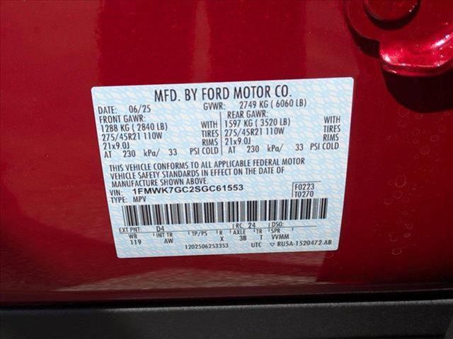 new 2025 Ford Explorer car, priced at $54,063