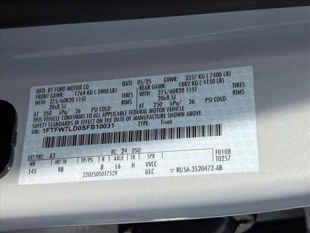 new 2025 Ford F-150 car, priced at $75,473