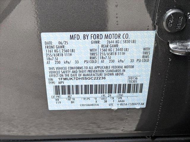 new 2025 Ford Explorer car, priced at $38,236