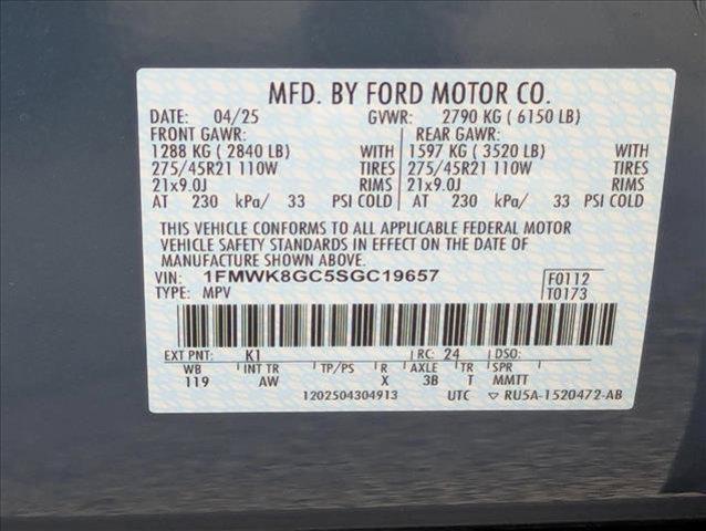 new 2025 Ford Explorer car, priced at $56,047