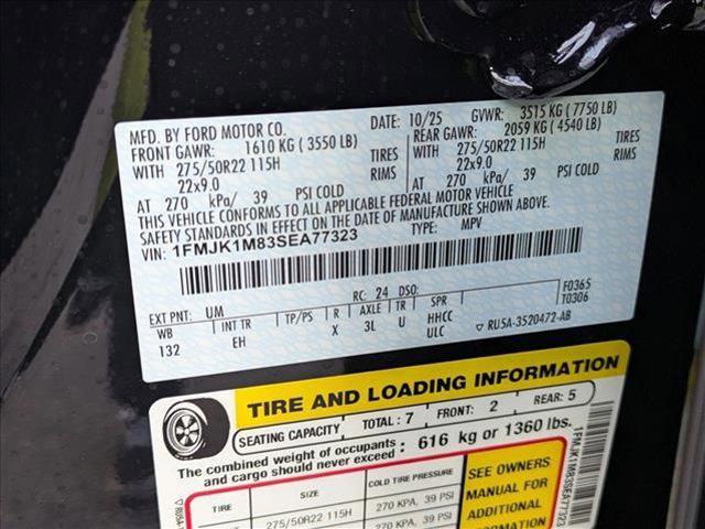 new 2025 Ford Expedition Max car, priced at $82,794