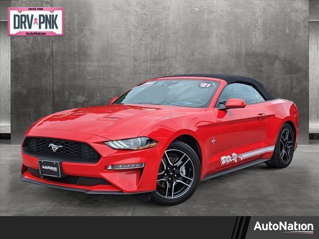 used 2021 Ford Mustang car, priced at $20,211