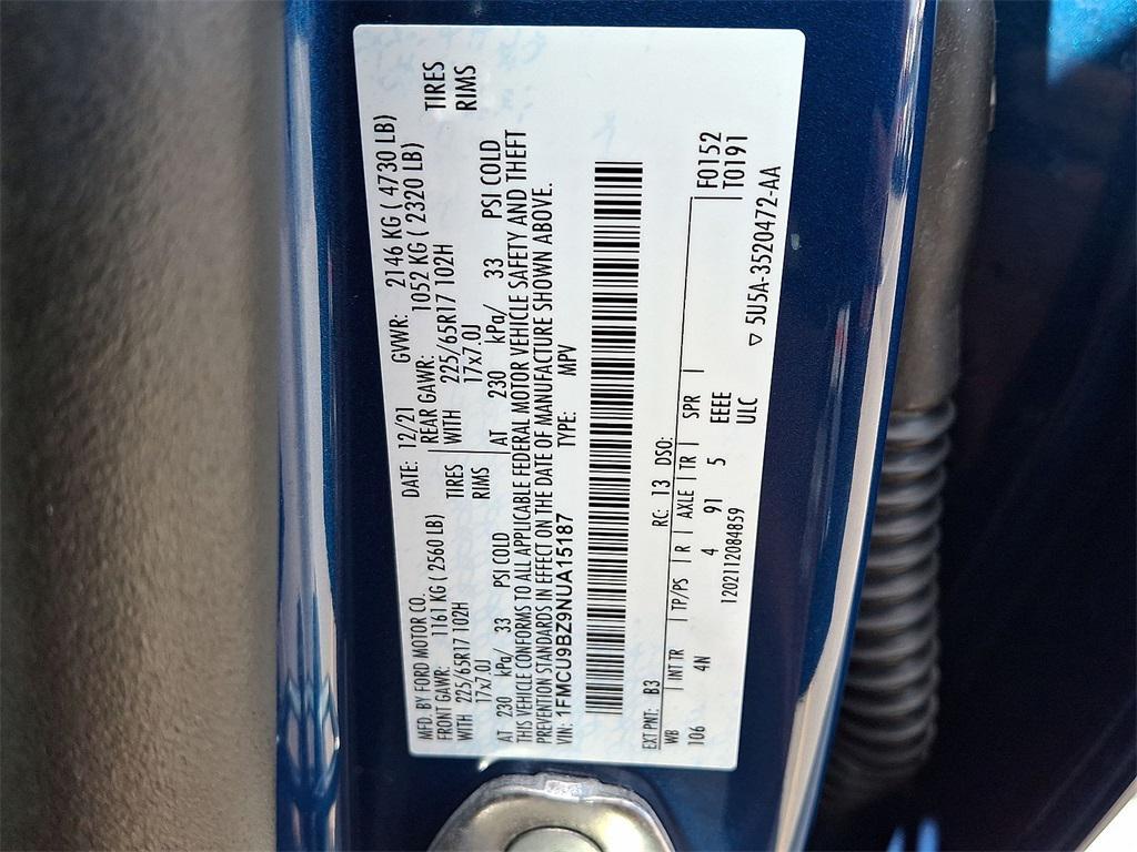 used 2022 Ford Escape car, priced at $17,000