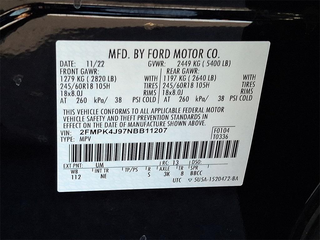 used 2022 Ford Edge car, priced at $25,500