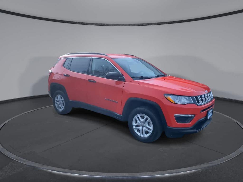 used 2021 Jeep Compass car, priced at $19,637