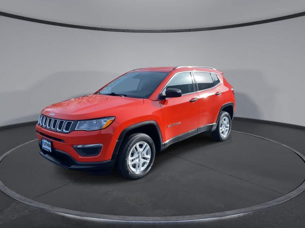 used 2021 Jeep Compass car, priced at $19,637