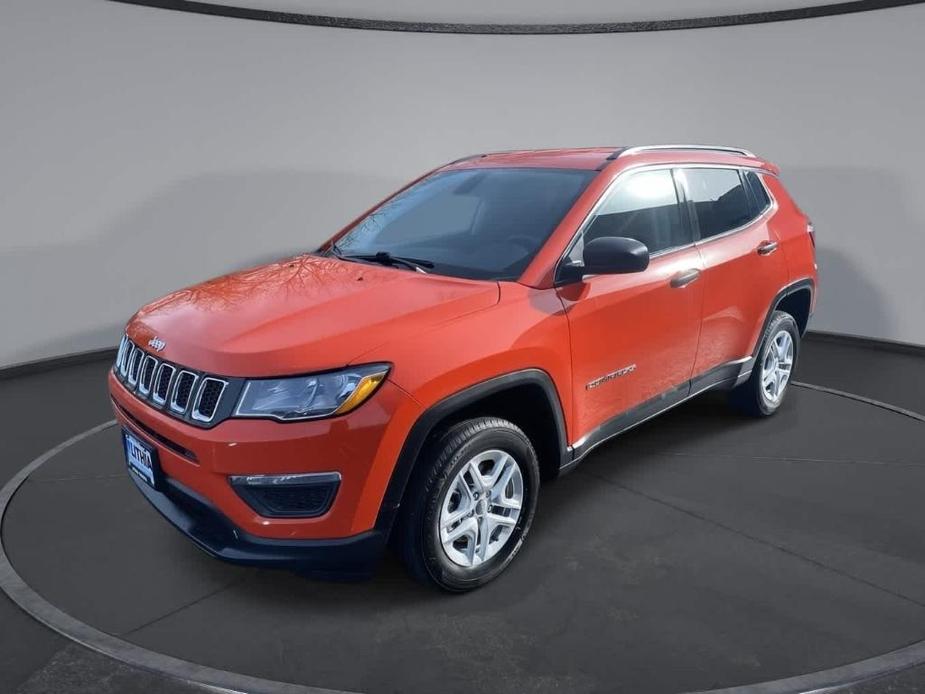 used 2021 Jeep Compass car, priced at $19,637