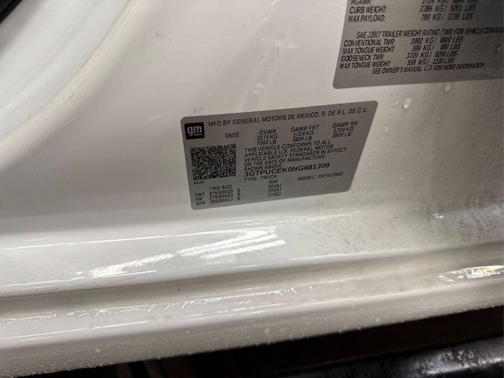 used 2022 GMC Sierra 1500 car, priced at $39,909