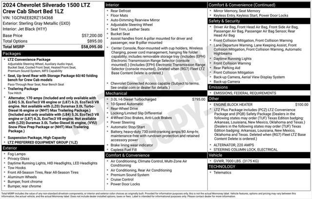 used 2024 Chevrolet Silverado 1500 car, priced at $49,995