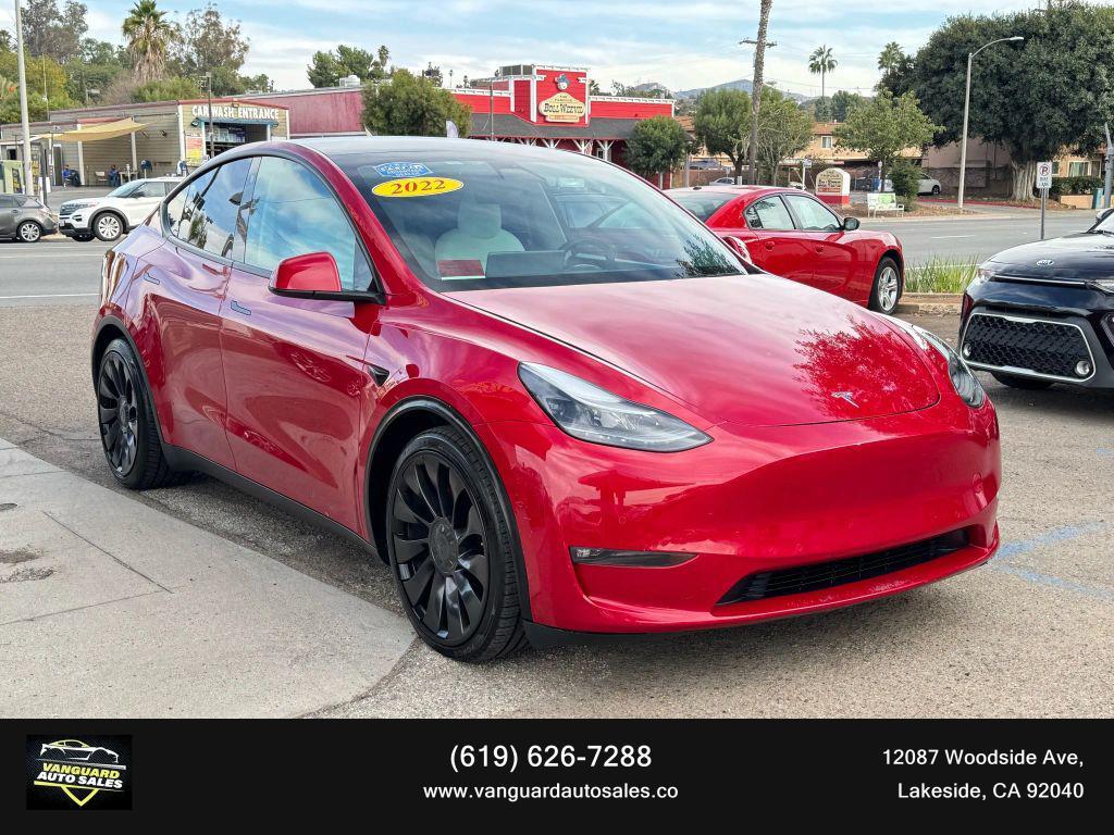 used 2022 Tesla Model Y car, priced at $21,495