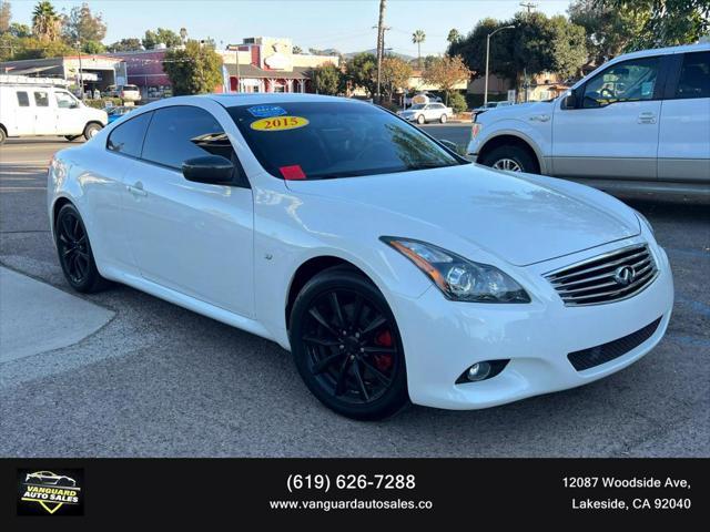 used 2015 INFINITI Q60 car, priced at $14,495