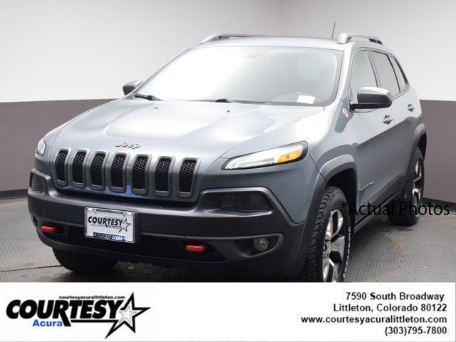 used 2015 Jeep Cherokee car, priced at $17,592