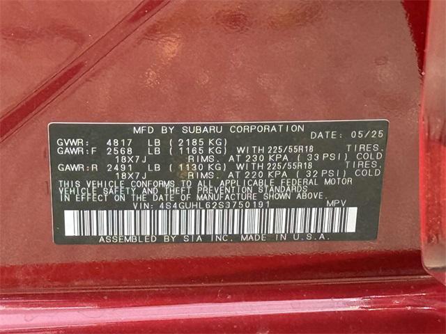 new 2025 Subaru Crosstrek car, priced at $31,978