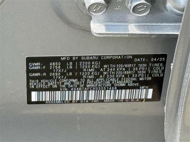 new 2025 Subaru Outback car, priced at $33,930