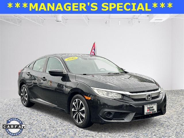 used 2016 Honda Civic car, priced at $15,500