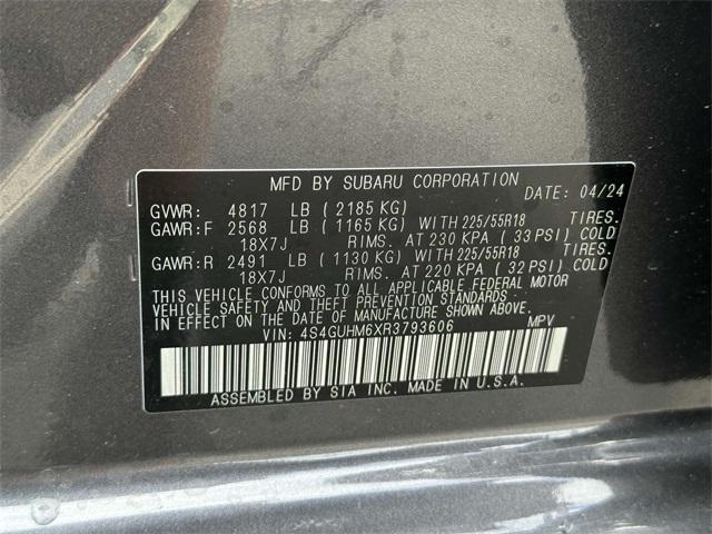 new 2024 Subaru Crosstrek car, priced at $33,008