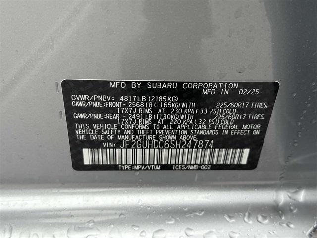 new 2025 Subaru Crosstrek car, priced at $29,618