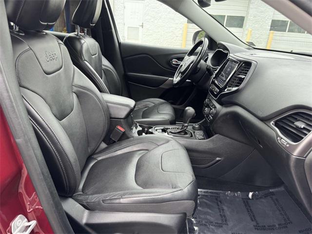 used 2021 Jeep Cherokee car, priced at $15,900