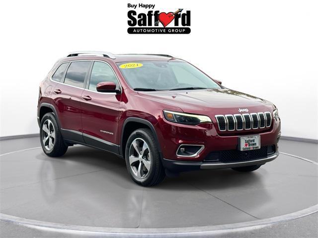 used 2021 Jeep Cherokee car, priced at $15,900